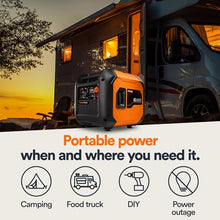Generac 3,500 Watt Gas Powered Portable Inverter Generator, Electric Start