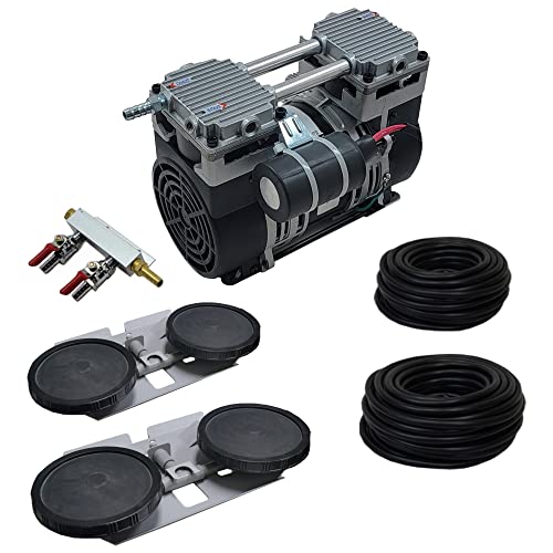 Pro Aeration MAX, 1 HP Pump, 3 Acres, Two Double Diffusers, 200 Ft Tubing