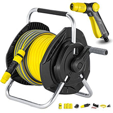 Garden hose reels Hose Reels,Washer Reel, Hose Reel Cart Garden Hose Reels Wall Mount Hose Reel Cart for Outside, Portable Water Pipe Storage Rack, Stainless Steel Garden Reel Cart, for Car Washing Wa