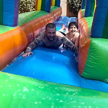 Pogo Bounce House Rainbow Inflatable Water Slide 25x9x6