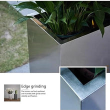 KHUTRW3D Outdoor Outdoor Planter Box Flower Trough Plant Pot Garden Basin for Yard Courtyard Flower Box