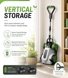 Kindevieft Compact Electric Lawn Mower 1x4.5AH