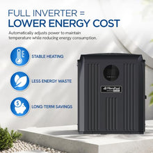 FibroPool FH235-i Pool Heat Pump - Inverter WiFi - 35,000 BTU - Titanium