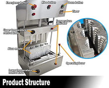 TXMACHINE 4 cone maker machine commercial pizza cone machine Handheld Pizza Making Machines for pizza shop with pizza oven,Display Cabinet (spiral cone machine, 110V/60HZ)