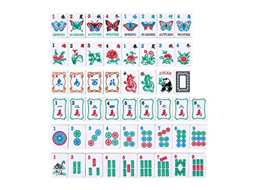 Linda Li American Mahjong Set Artisan Collection Butterfly Series Black Poppy Bag