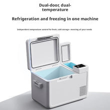 AWMGPDDBTO Mini Fridge Portable Compressor Car Fridge Freezer