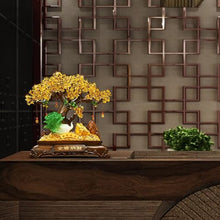Office desk decor Crystal Wealth Tree Feng Shui Decoration, Imitation Jade Four Seasons Fortune Jade Cabbage Ornament, Lucky Money Toad Crystal Tree, Home Decor Desk Decoration Desk decorations(Large)