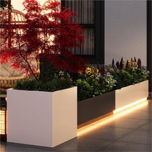 YUHUAWF Garden Bench Outdoor Splicable Combined Landscape Flower Bed Planter Box Planter Box with Bench