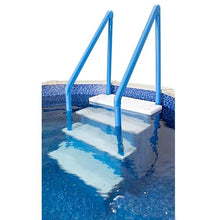 Blue with White Steps Pool Ladder for Aqua Select, Weight Capacity 350 lbs
