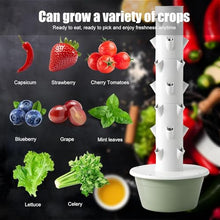 XURUIUS Indoor Vertical Hydroponic Tower,Garden Kit,5/7 Layers,with 20/28 Holes,with Tank,Planter Tower,for Home (5)