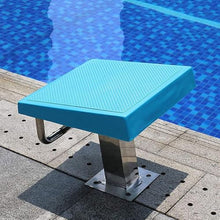 GEGEG Heavy Duty 304 Stainless Steel Diving Board - Non-Slip 15° Inclined Diving Platform for Indoor/Outdoor Use, Supports 600lbs(Blue)
