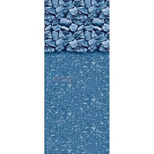 Pureline 33-Foot Round Overlap Pool Liner Aqua Marble Heavy Gauge