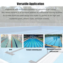 Ankewuei Heavy Duty Stainless Steel Swimming Pool Diving Board & Starting Block, <10° Incline Non-Skid Platform with Backstroke Handle for Outdoor/Indoor Pool Competition Training