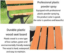 Garden Bench Park Bench Patio Porch Furniture Outdoor Patio Leisure Benches Garden Benches Park Chairs with Backrests Cast Iron Benches Porch Decorative Furniture Lawn Benches (Size : 150cm) (120cm)