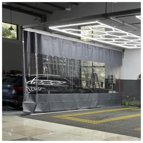 exproyzk Outdoor Vinyl Tarp Panel, Industrial Waterproof Car Wash Curtain