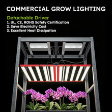 1000W LED Grow Light for Indoor Plants, Full Spectrum Foldable Bar Fixture with UV & IR, Dimmable Daisy Chain Plant Lamp for Hydroponics, Greenhouse, Commercial Use, 4x6 ft Core Coverage