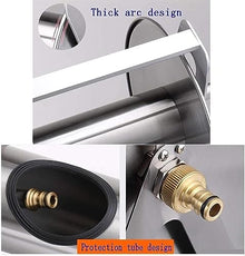 Garden Hose Reels,Stainless Steel,Wall Mounted Collection Pipe Frame,Water Pipe Storage Rack,for Home, 30m