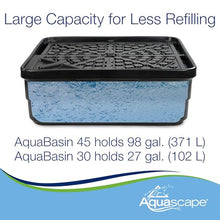 Aquascape AquaBasin 30 Fountain and Water Feature Basin for Landscape and Garden | 78223, Black, 27 Gallon