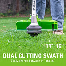 Greenworks 40V 16 in Cordless String Trimmer, 4.0 Ah Battery