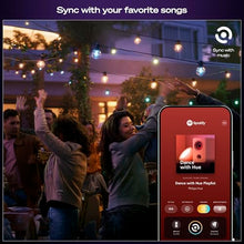 Philips Hue Festavia Globe Outdoor String Lights, 32 Bulbs, 91ft