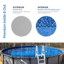 AquaDoc Coventry Round Steel Wall Above Ground Pool Kit 15' x 52"