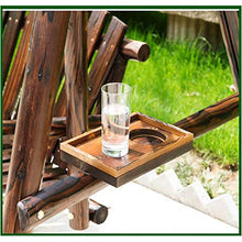HAOKAZLBR Large Outdoor Porch Swing Garden Patio Swing Chair Deluxe Wooden Arc Frame Hammock 3 Person Garden Swing Outside Furniture Patio Swing Outdoor Lounge Chair