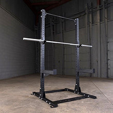 Body-Solid SPR500 Half Rack Squat Stand with Pull Up Bar Black