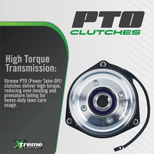 Xtreme Outdoor Power Equipment X0723A PTO Clutch Compatible with/Replacement for Ogura GT3.5-CT06D, GT35CT06D, 462011, 483261 1/2" or 5/8" Belt Width, 6 1/8" Pulley Diameter, CC Rotation