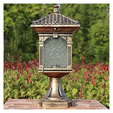 ALDEPO Courtyard Light MERCB Outdoor Pillar Lamp Garden Courtyard Fence Column Step Corridor Street Garden Fence Parking Lot Coffee Lighting
