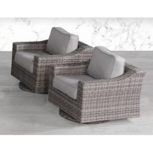 Seeheool Elegant Fully Assembled Swivel Patio Chair with Luxurious Cushions – Perfect for Outdoor Relaxation