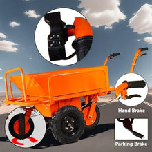 MINGYIHUI Electric Wheelbarrow,Wheel Barrow Heavy Duty,Powered Wheelbarrow,48v 20ah, 1500w Motor with a Maximum Capacity of 881 Pounds Suitable for Working in Various Environments