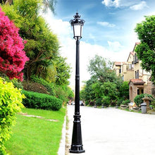 iumLeap 118.11In Garden Pillar Post Light Outdoor Lamp Post Light Aexterior Path Pillar Lamp Mains Powered Street Light Bollard Path Lamp Ip65 Waterproof Pole Light Lighting