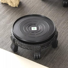 OREKPOT Pcs Plants Saucers Flower Pot Small Pot Holder Ceramic Flower Pot Vase Fish Tank Wooden Base Bottom Tray Chassis Round Bracket Bracket Plant Pot Saucers,