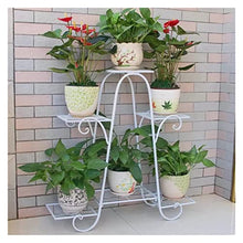 TBNLASS Iron Flower Stand Ground type Plant Balcony Living Room Indoor Multi Layer