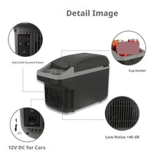 AWMGPDDBTO Mini Fridge 8L Portable Car Fridge