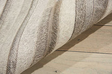 Calvin Klein Home Prairie Contemporary Area Rug Silver 5'6" x 7'5
