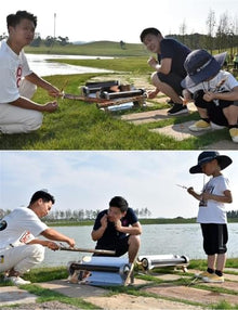 CHIPEL Portable Solar Stove, Solar Oven Portable Stove, 2.6 L Large Capacity Solar Cooker Outdoor Oven Camping Stove with 2 Vacuum Tubes for 2-3 People Backpack Hiking Family Party