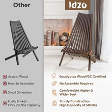 IDZO Elina FSC Eucalyptus Tamarack Chairs, 300Lbs - Cinnamon, Set of 2
