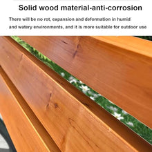 ERoomQ Outdoor GThe Bench,Outdoor GThe Patio Bench for Your Leisure Time, Anticorrosive Solid Wood Outdoor Seats, GThe Balcony Bench Back Stool