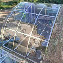 WIGING PC Endurance Plate, 0.6m/0.8m/1m/1.22m/1.56m Polycarbonate Transparent Plastic Sheet, Outdoor Garden and Greenhouse Covering, Easy to Cut (Color : Clear, Size : (WxL) 1.56x18m)