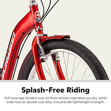 Schwinn Meridian Deluxe Adult Tricycle Bike 26-Inch Red