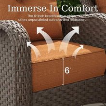 Aeeiua 6 Piece Outdoor Patio Furniture Set