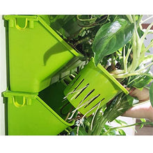 BBYYDS Stackable Flower Pot Wall Hanging Vertical Planter Succulent Plants Bonsai Vase Garden Home Decoration