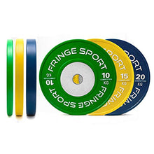 Fringe Sport Olympic Bumper Weight Plates - Kilogram Colored Competition Plates