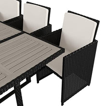 Taylor & Logan Somerville 7 Piece Patio Dining Set Gray/Black