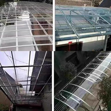 2mm Lightweight Clear Acrylic Plastic Sheet Polycarbonate Roofing Sheet,Strong Impact and Shatterproof PC Full Transparent Durable Panel,All-Weather Outdoor Greenhouse Covering,0.6/0.8/1/1.22/1.56m(1.