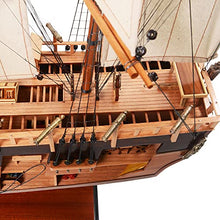 Old Modern Handicrafts Premium HMS Endeavour Model Ship Brown