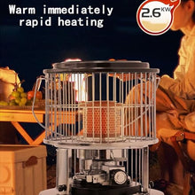 Outdoor Kerosene Heater - 2600W Lasting Paraffin Heater Instant Heating, Portable 5.3L 360° Camping Oil Heaters for Indoor Outdoor, Patio, Deck, Home 8900BTU/H