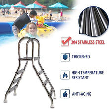 SAeWare Swimming Pool Safety Grab A Frame Pool Grab 304 Stainless Steel Spa Grab Inflatable Pool Step Grab Easy to Install (SP2)