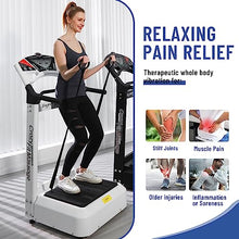 HNLIY Vibrating Plate Workout Machine Black